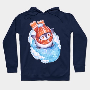 Cute Penguin on Ice Hoodie